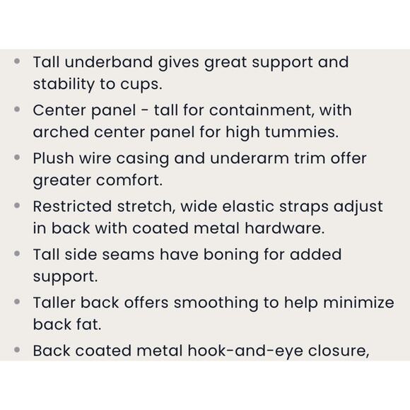 Elila Bra Full Coverage Stretch Lace Gray 42H - Picture 11 of 11